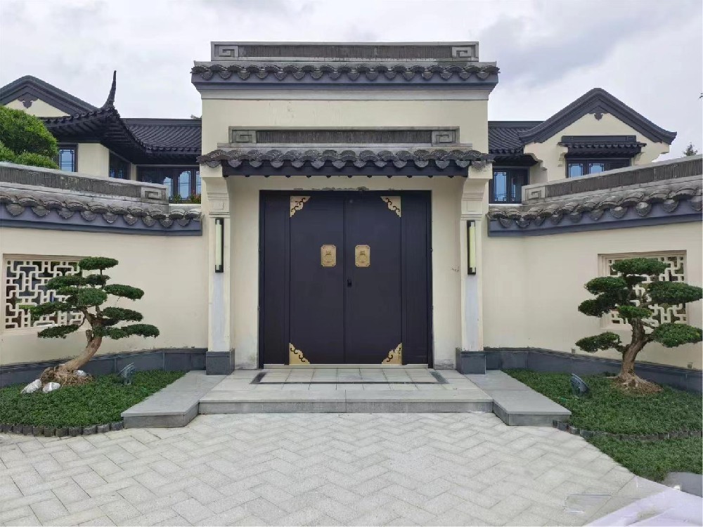 别墅装修的门面担当-复古将军门-被邻居们夸爆！「冠墅阳光」